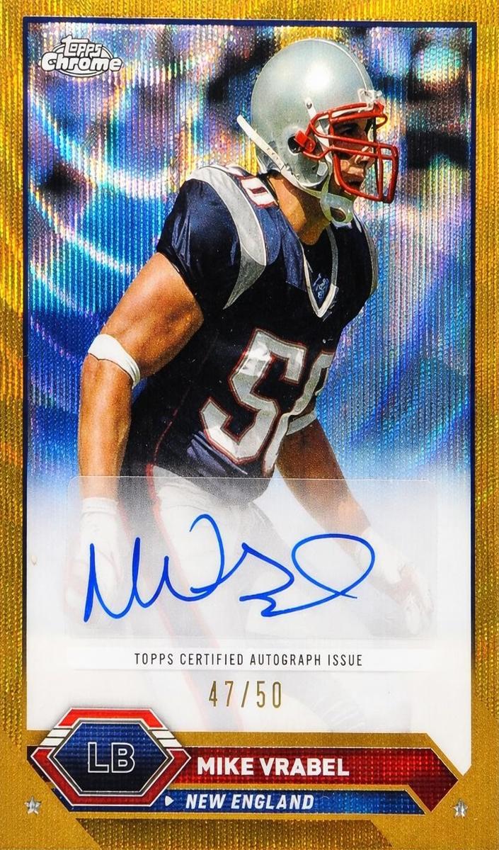 2023 Topps Composite Football Gold Wave Refractor Mike Vrabel #TCA-MVR