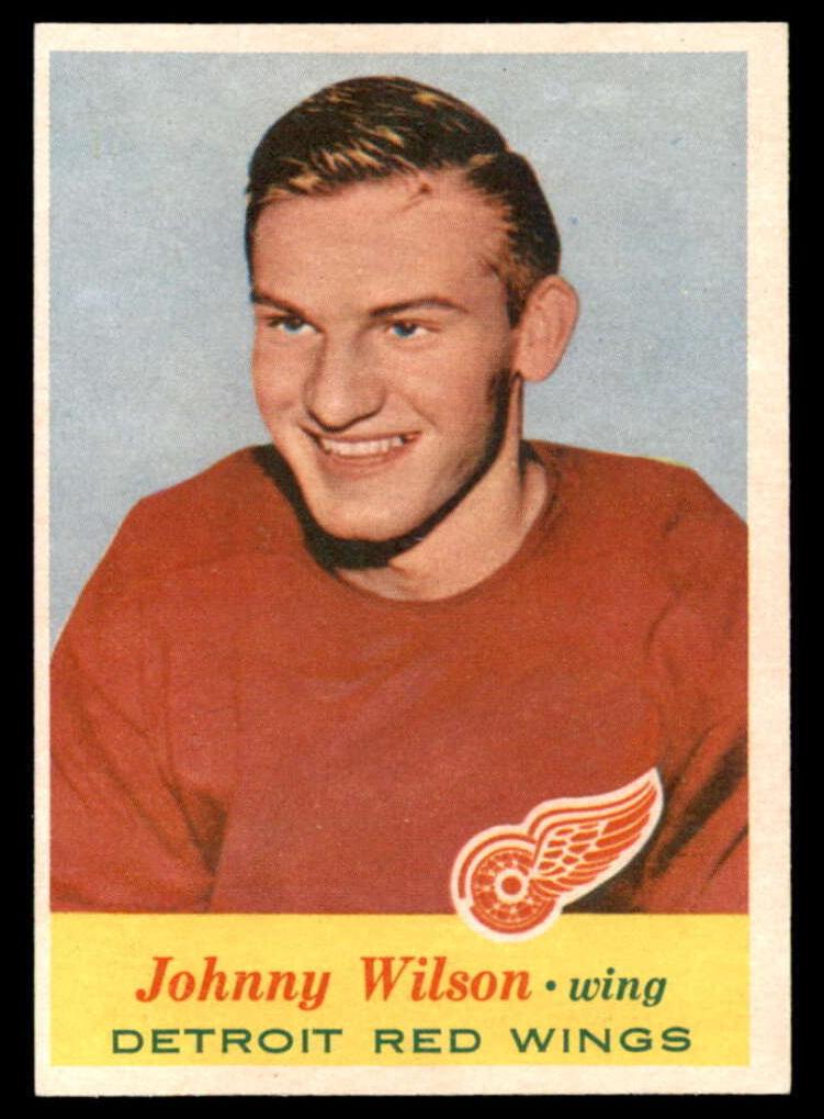 1957 Topps Hockey Johnny Wilson #47 PSA 7
