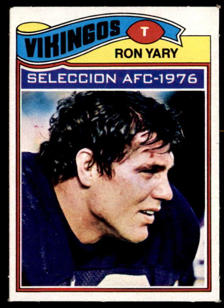 1977 Topps Mexican Football Ron Yary #150 PSA 8