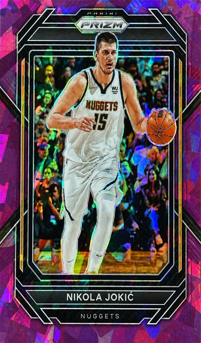 2022 Panini Prizm Basketball Purple Ice Nikola Jokic #39