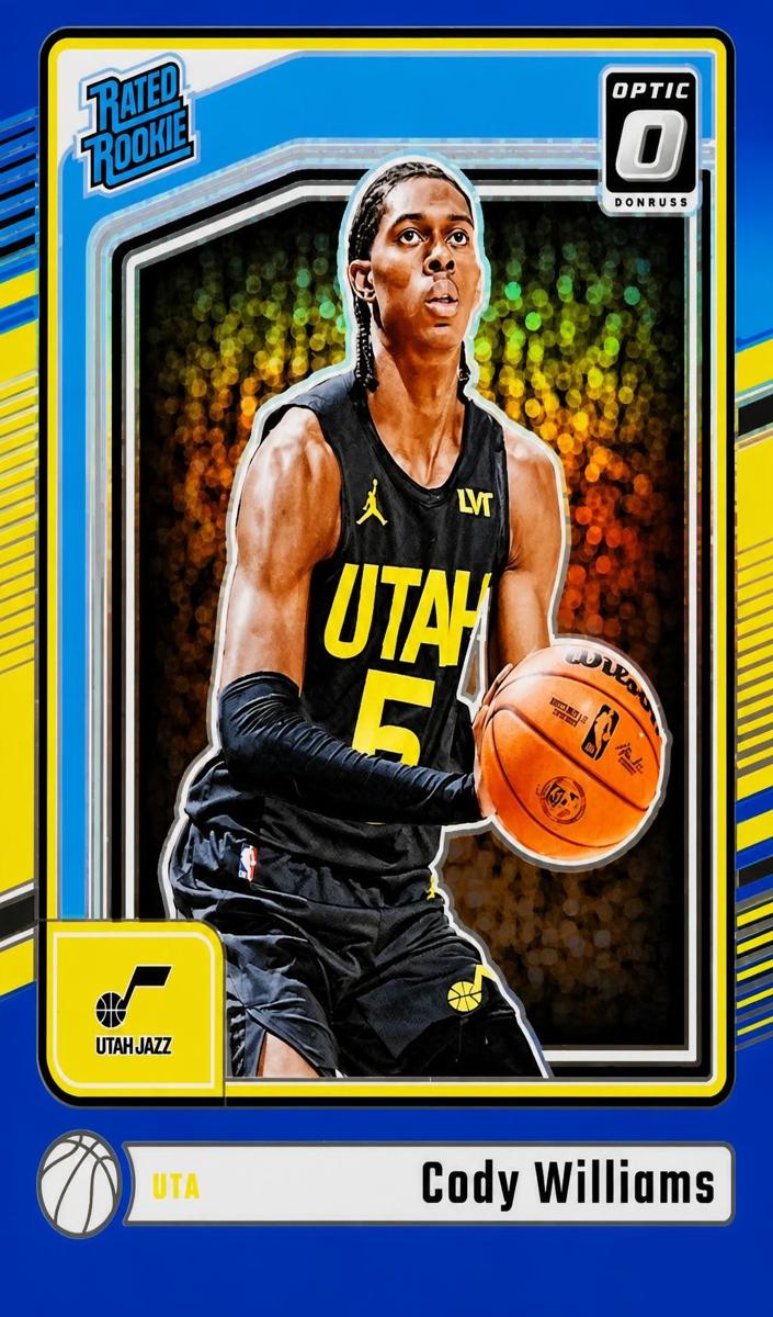 2024 Donruss Optic Basketball Aqua Cody Williams #298