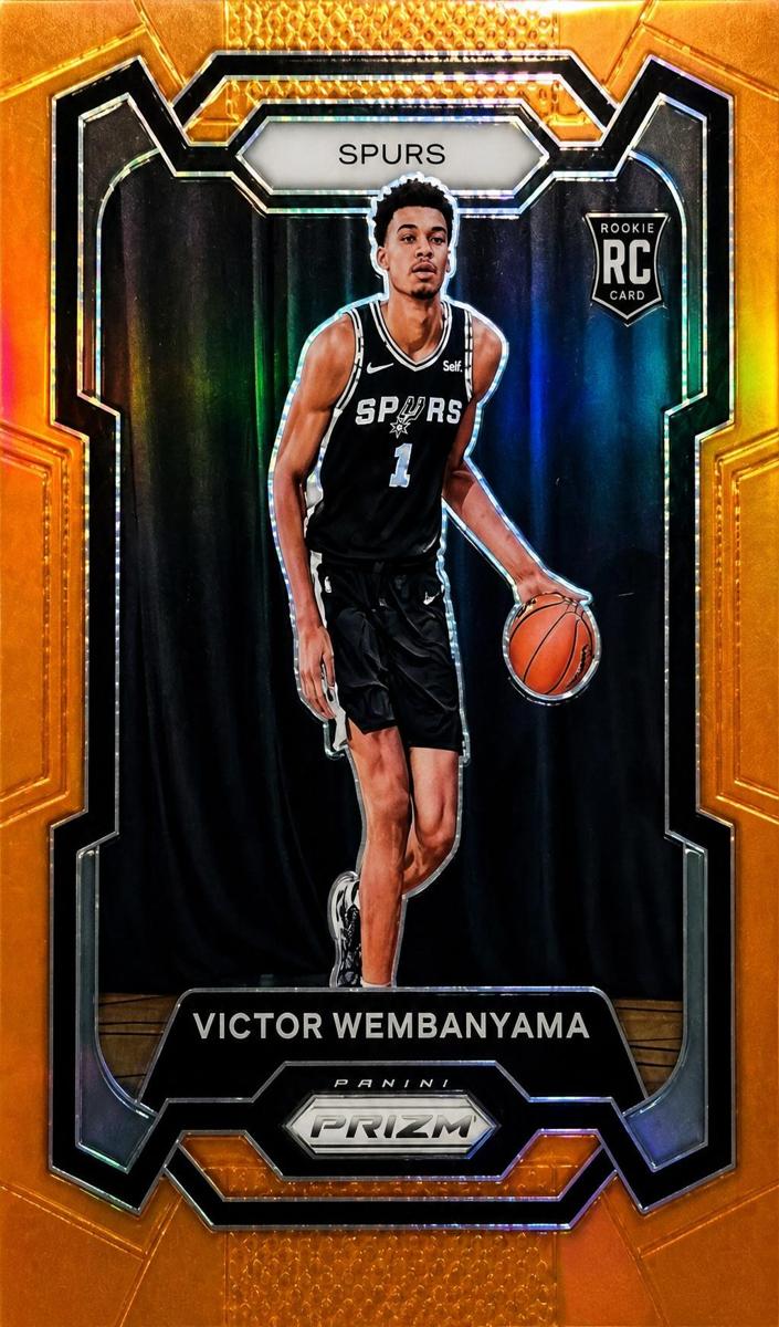 2023 Panini Prizm Basketball Orange Victor Wembanyama #136