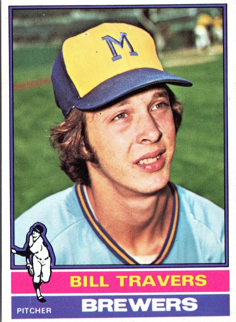 1976 O-Pee-Chee Baseball Bill Travers #573