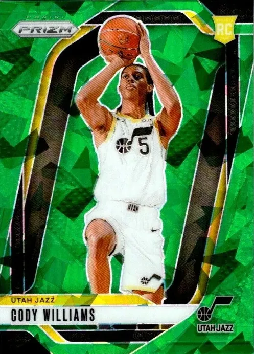 2024 Panini Prizm Basketball Green Ice Cody Williams #232