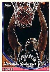 1993 Topps Basketball Dennis Rodman #324 PSA 9