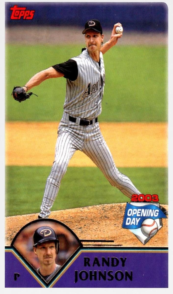 2003 Topps Baseball Randy Johnson #380