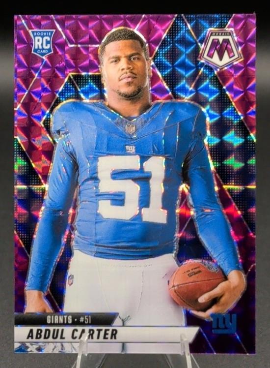 2025 Panini Mosaic Football Purple Abdul Carter #282