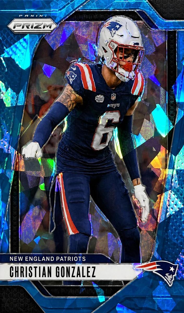 2024 Panini Prizm Football Blue Ice Christian Gonzalez #198