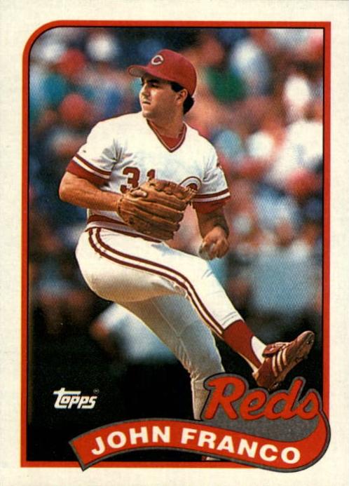 1989 Topps Baseball John Franco #290 PSA 9