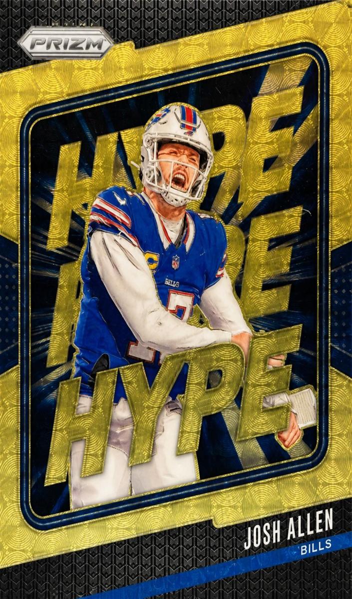 2024 Panini Prizm Football Gold Vinyl Josh Allen #13