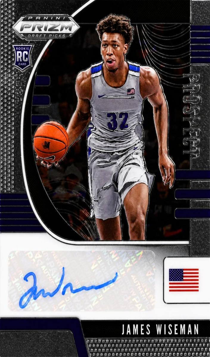 2020 Panini Prizm Draft Picks Basketball James Wiseman #2