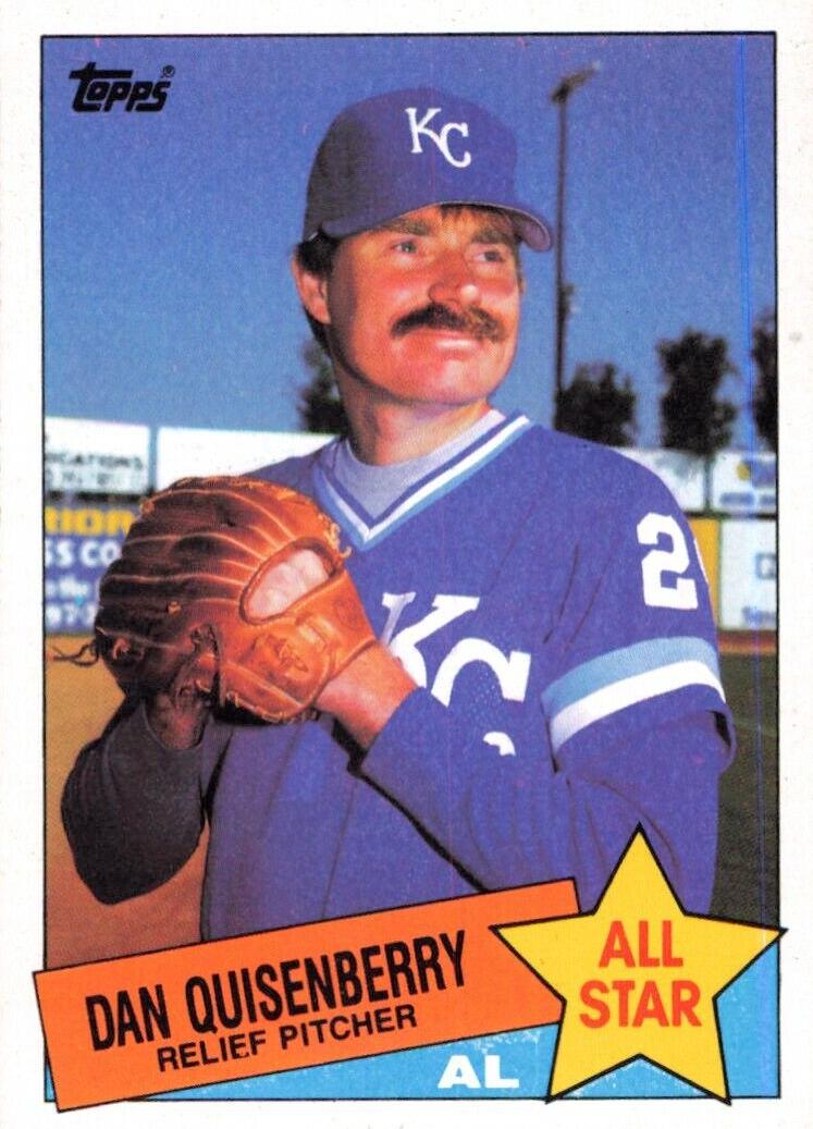 1985 Topps Baseball Dan Quisenberry #711
