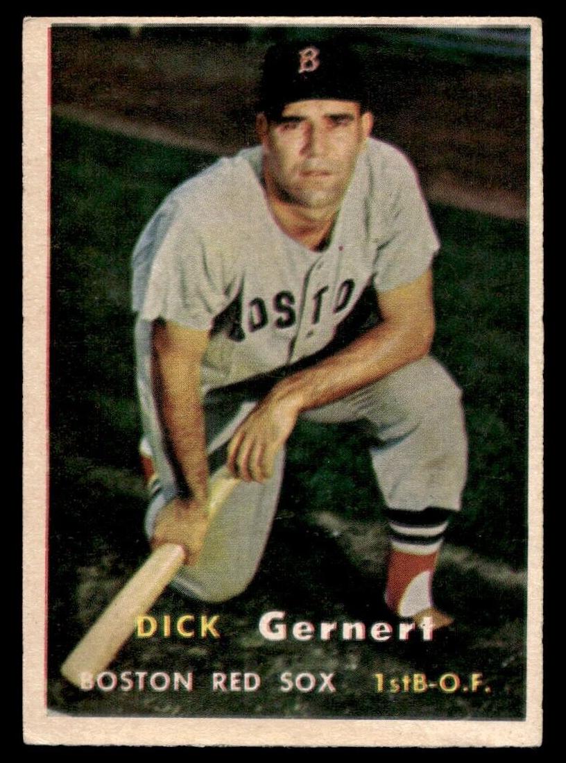 1957 Topps Baseball Dick Gernert #202