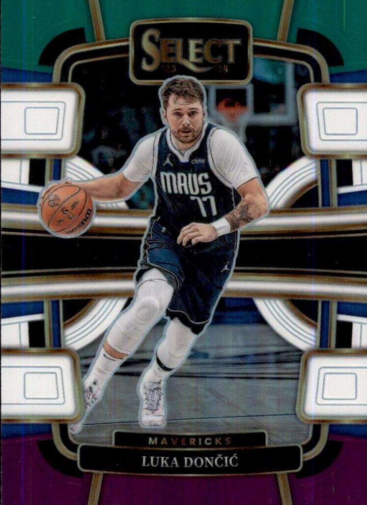 2023 Panini Select Basketball Green White Purple Luka Doncic #51 PSA 10