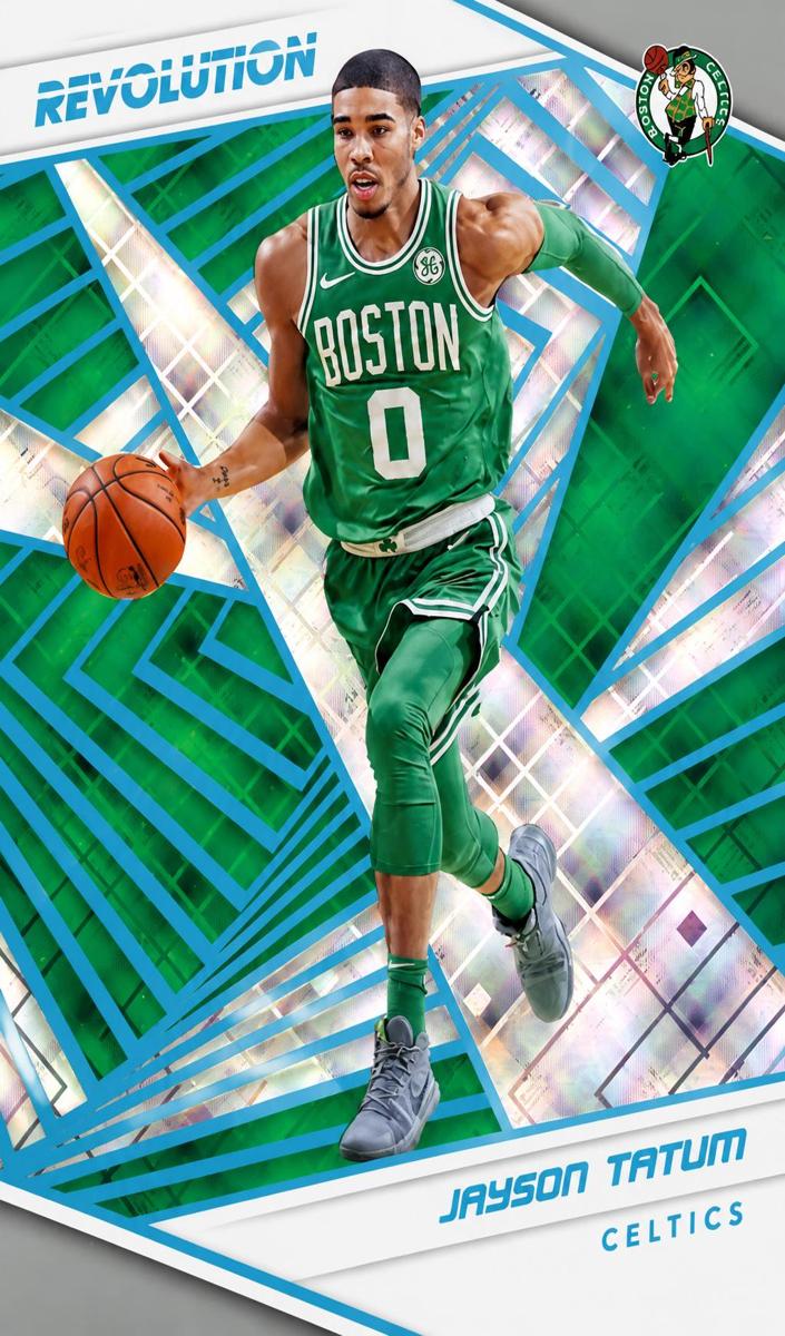2018 Panini Revolution Basketball Cosmic Jayson Tatum #52 PSA 9