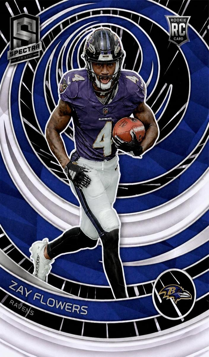 2023 Panini Spectra Football Hyper Zay Flowers #128