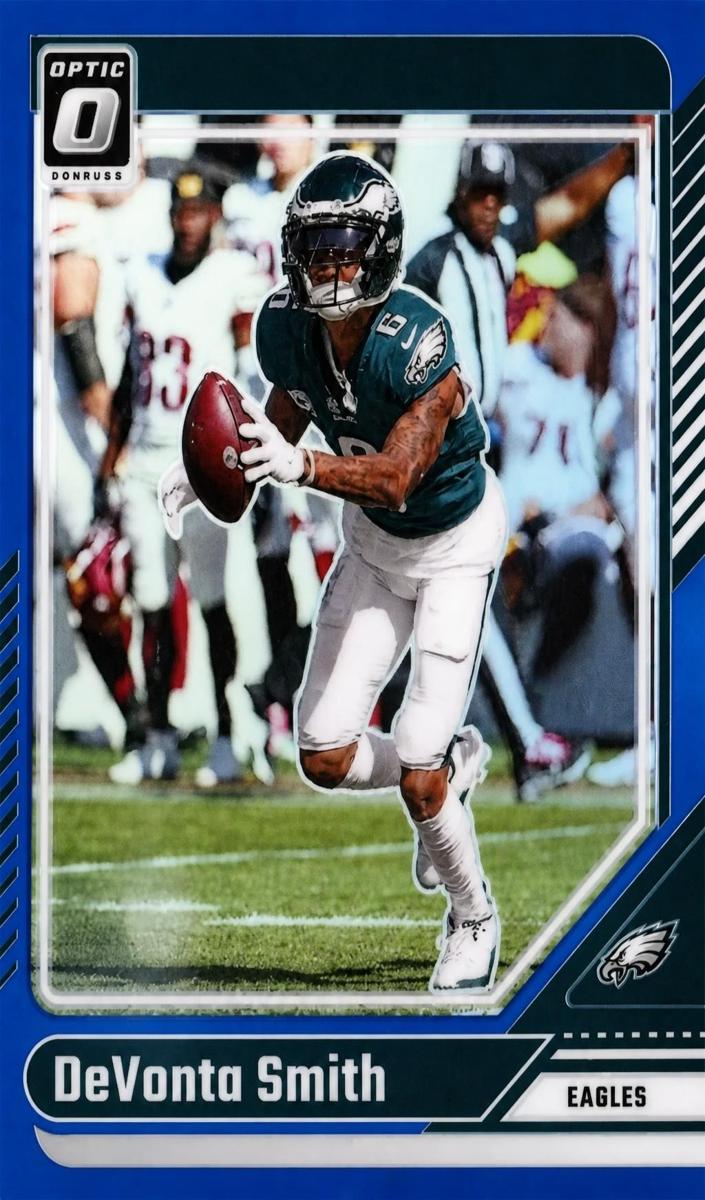 2024 Donruss Optic Football Blue DeVonta Smith #161