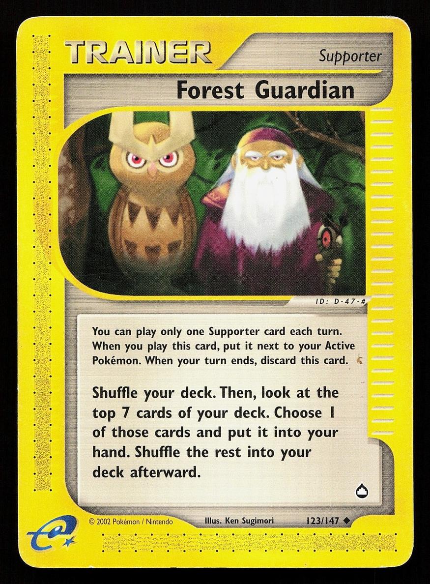 2003 Pokemon Aquapolis Forest Guardian #123 CGC 10