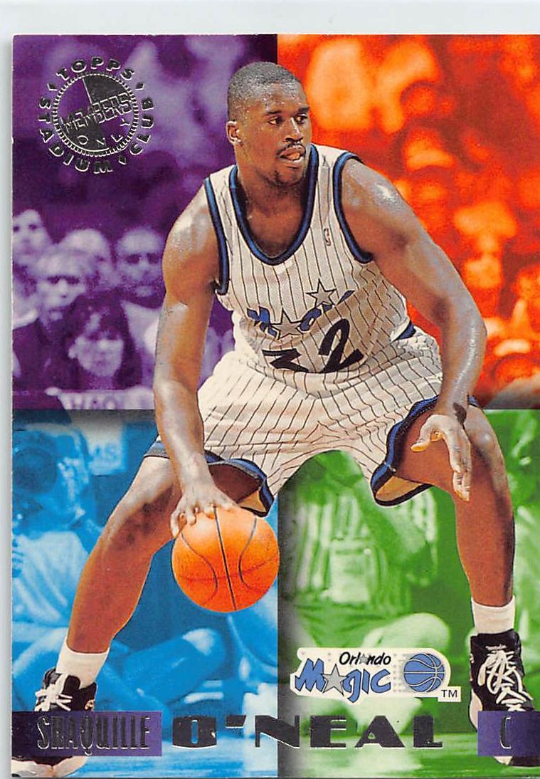 1994 Topps Stadium Club Basketball Shaquille O'Neal #1 PSA 10