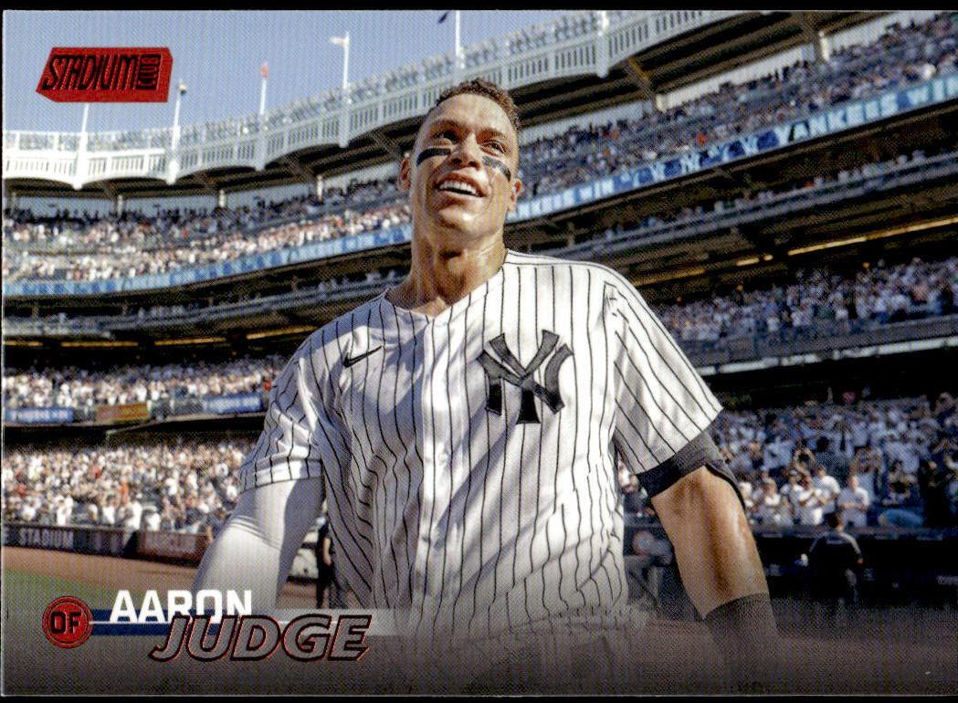2023 Topps Stadium Club Baseball Red Foil Aaron Judge #99