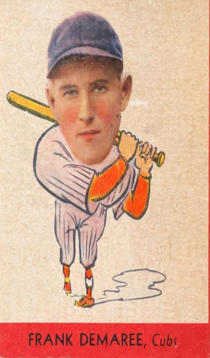 1938 Goudey Baseball Frank Demaree #244