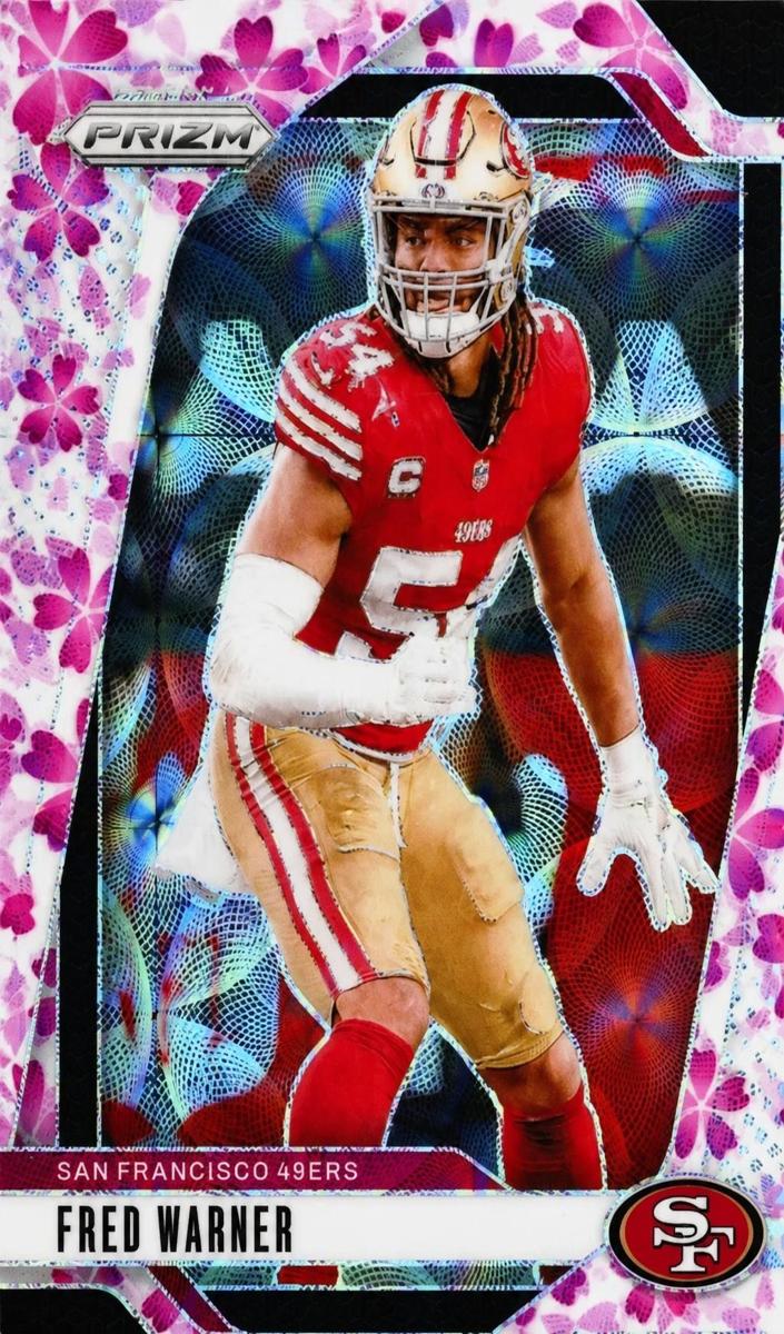 2024 Panini Prizm Football Choice Cherry Blossom Fred Warner #255