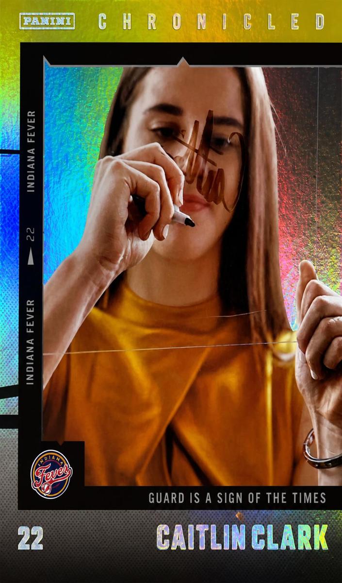 2025 Panini Caitlin Clark Chronicled Basketball Yellow Holo Caitlin Clark #51