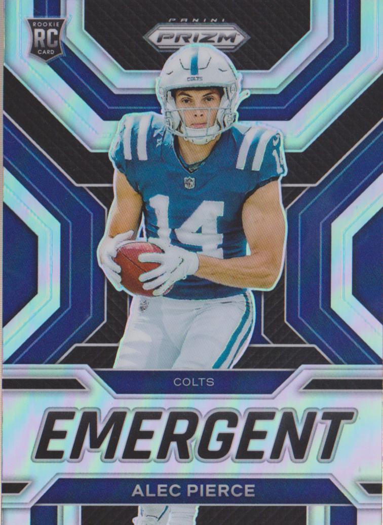 2022 Panini Prizm Football Silver Prizm Alec Pierce #E-18