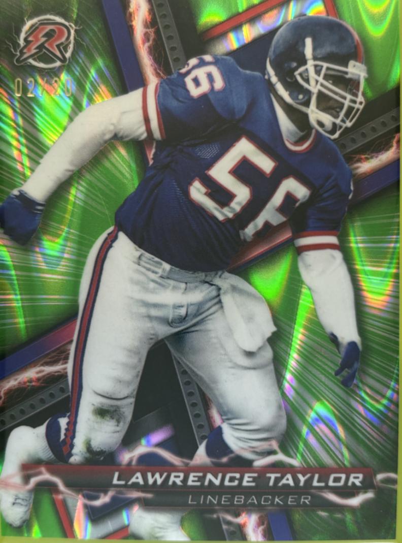 2023 Topps Composite Football Lime Green Power Surge Lawrence Taylor #89