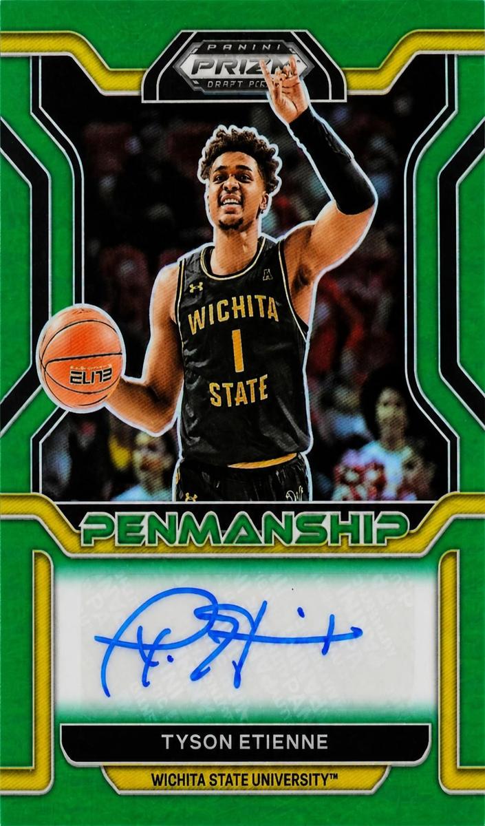 2022 Panini Prizm Draft Picks Basketball Green Tyson Etienne #CP-TET