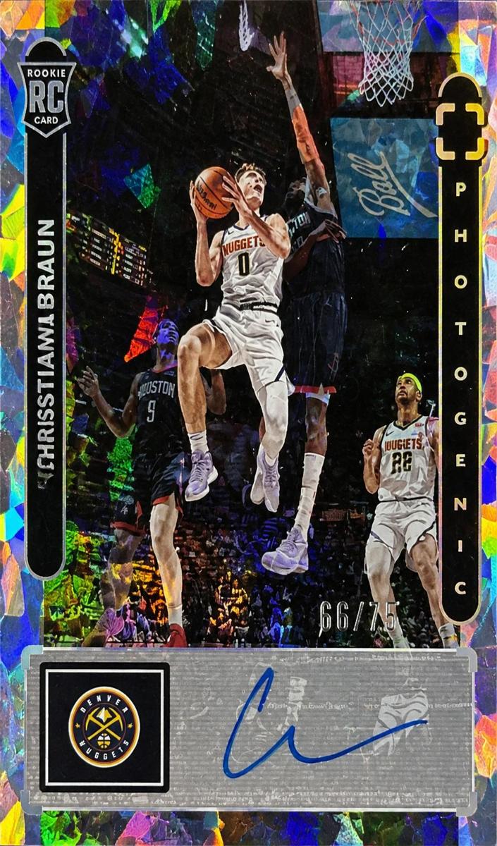 2022 Panini PhotoGenic Basketball Diamond Christian Braun #RS-CBN