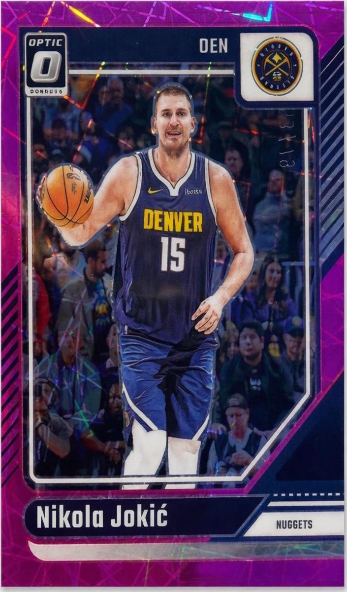 2024 Donruss Optic Basketball Pink Velocity Nikola Jokic #100