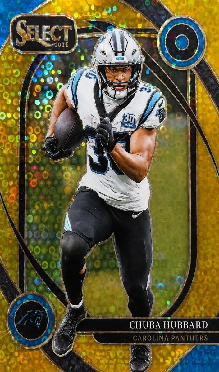 2024 Panini Select Football Gold Chuba Hubbard #238