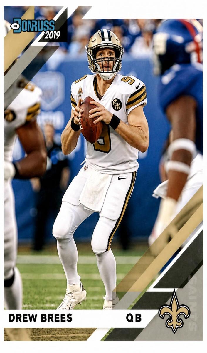 2019 Panini Donruss Football Drew Brees #170 PSA 9