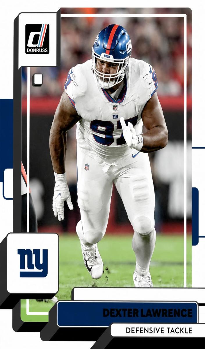 2022 Panini Donruss Football Dexter Lawrence #166