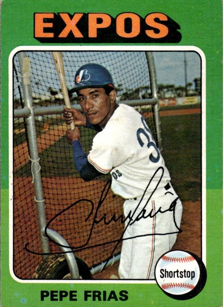 1975 O-Pee-Chee Baseball Pepe Frias #496