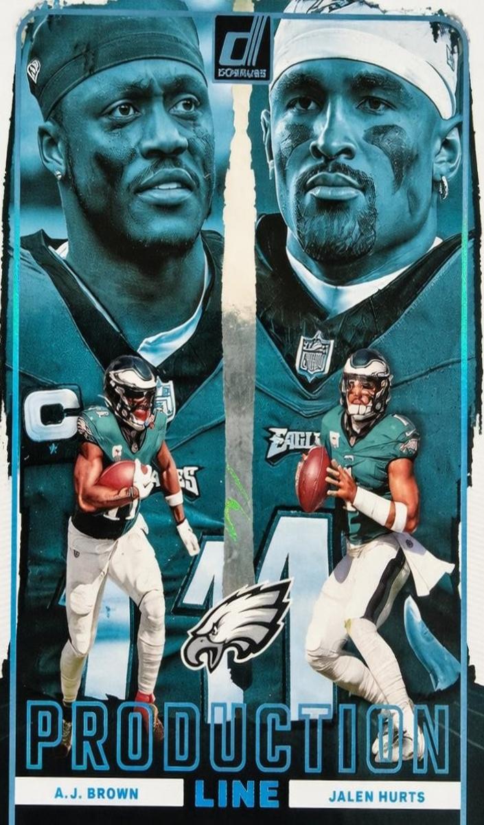 2024 Panini Donruss Football Lava Jalen Hurts #6