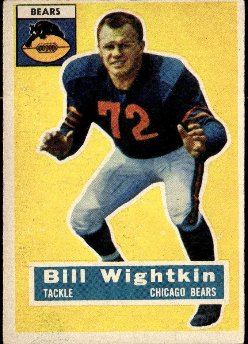 1956 Topps Football Bill Wightkin #107