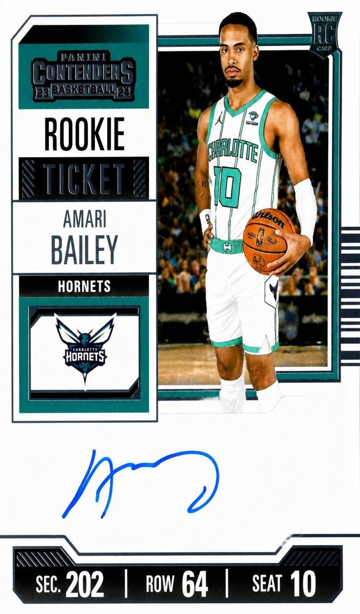 2023 Panini Contenders Basketball Amari Bailey #160
