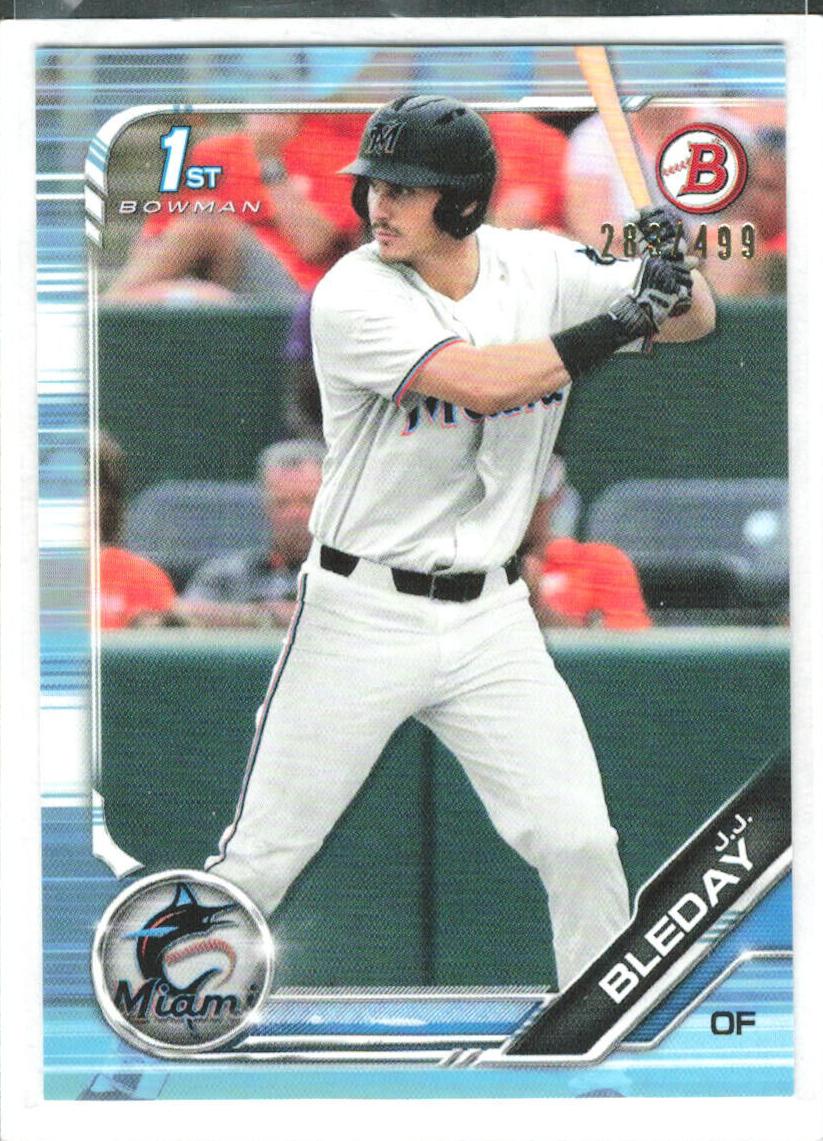 2019 Bowman Draft Baseball Sky Blue J.J. Bleday #BD-150