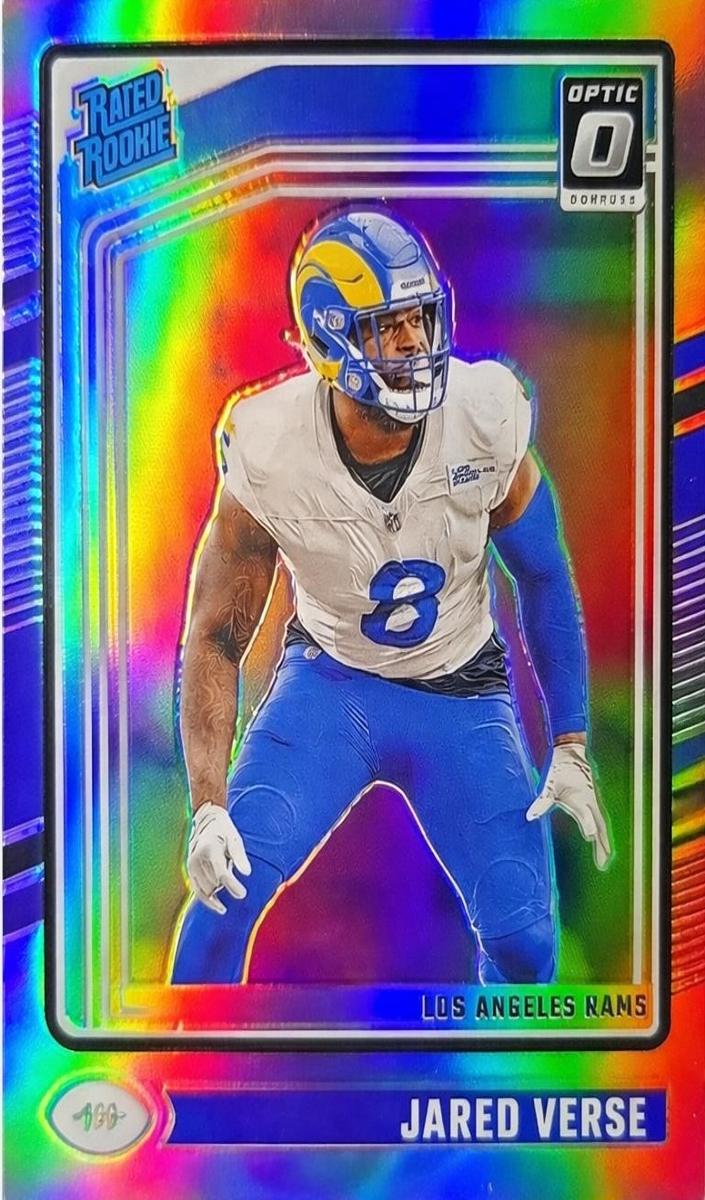 2024 Donruss Optic Football Holo Jared Verse #242 PSA 9