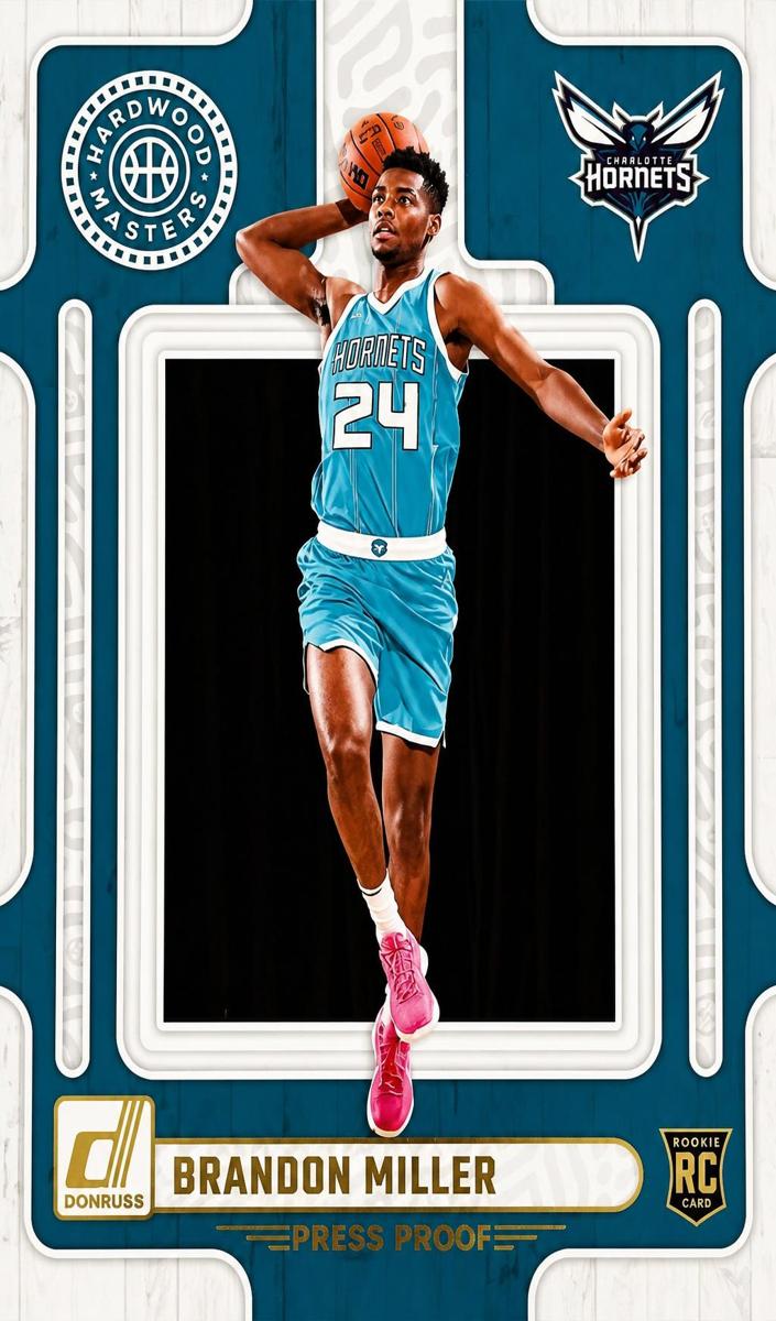 2023 Panini Donruss Basketball Press Proof Gold Brandon Miller #7 PSA 9