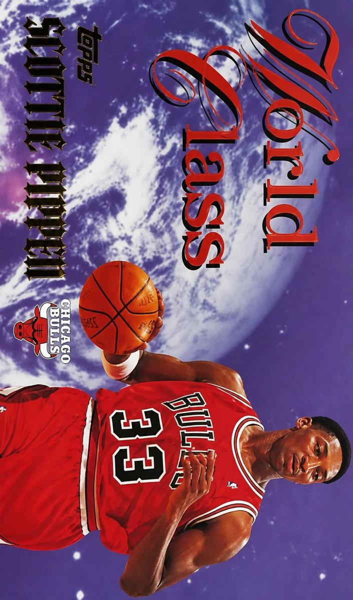 1995 Topps Basketball Scottie Pippen #WC8 PSA 9