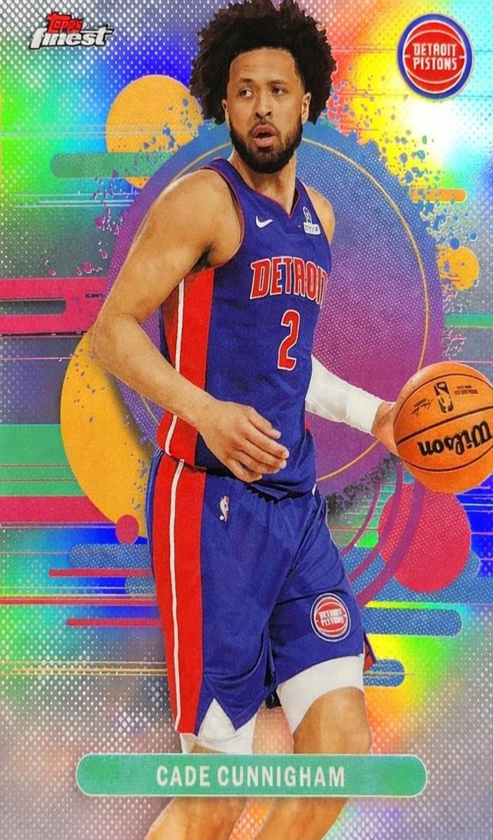 2025 Topps Finest Basketball Refractor Cade Cunningham #145