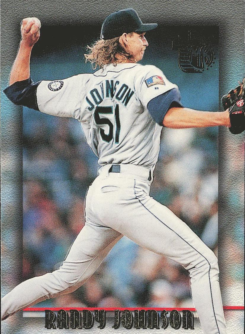 1995 Topps Embossed Baseball Randy Johnson #69 PSA 10