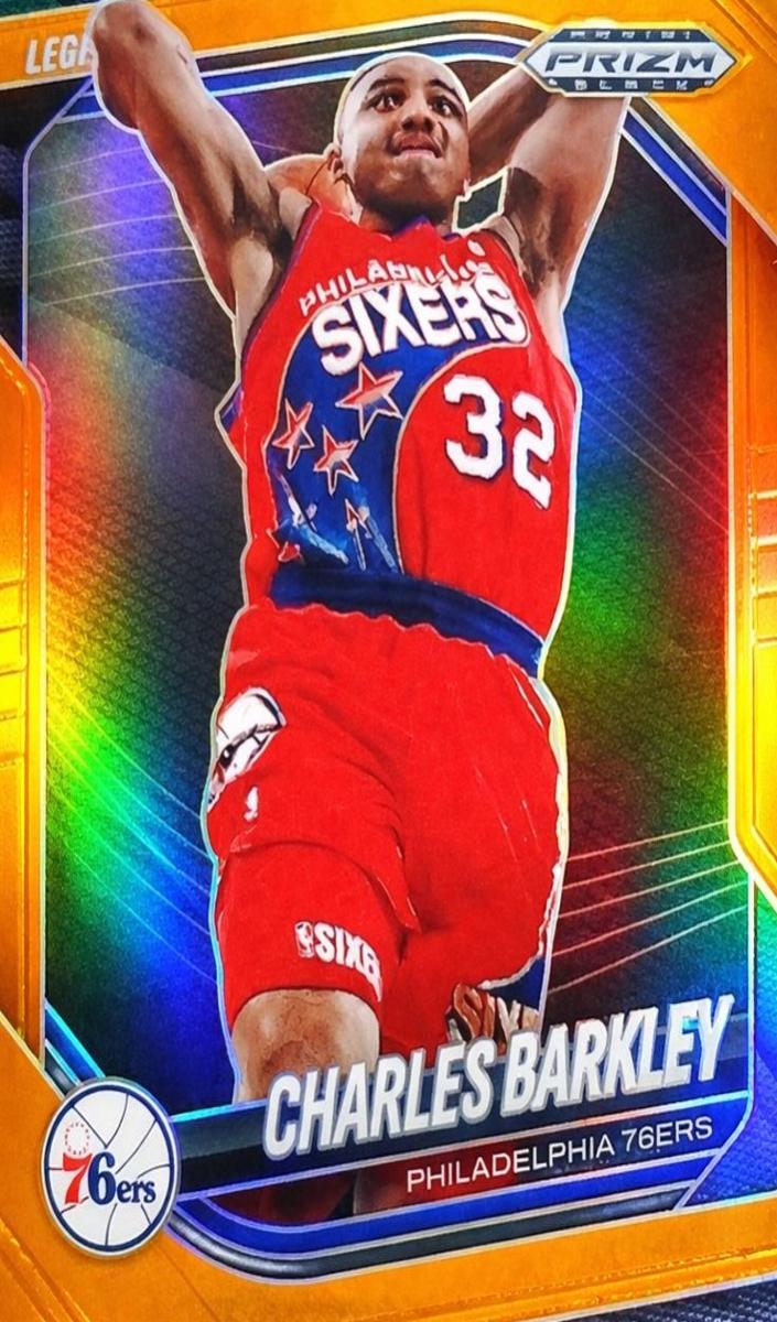 2024 Panini Prizm Black Basketball Orange Charles Barkley #260