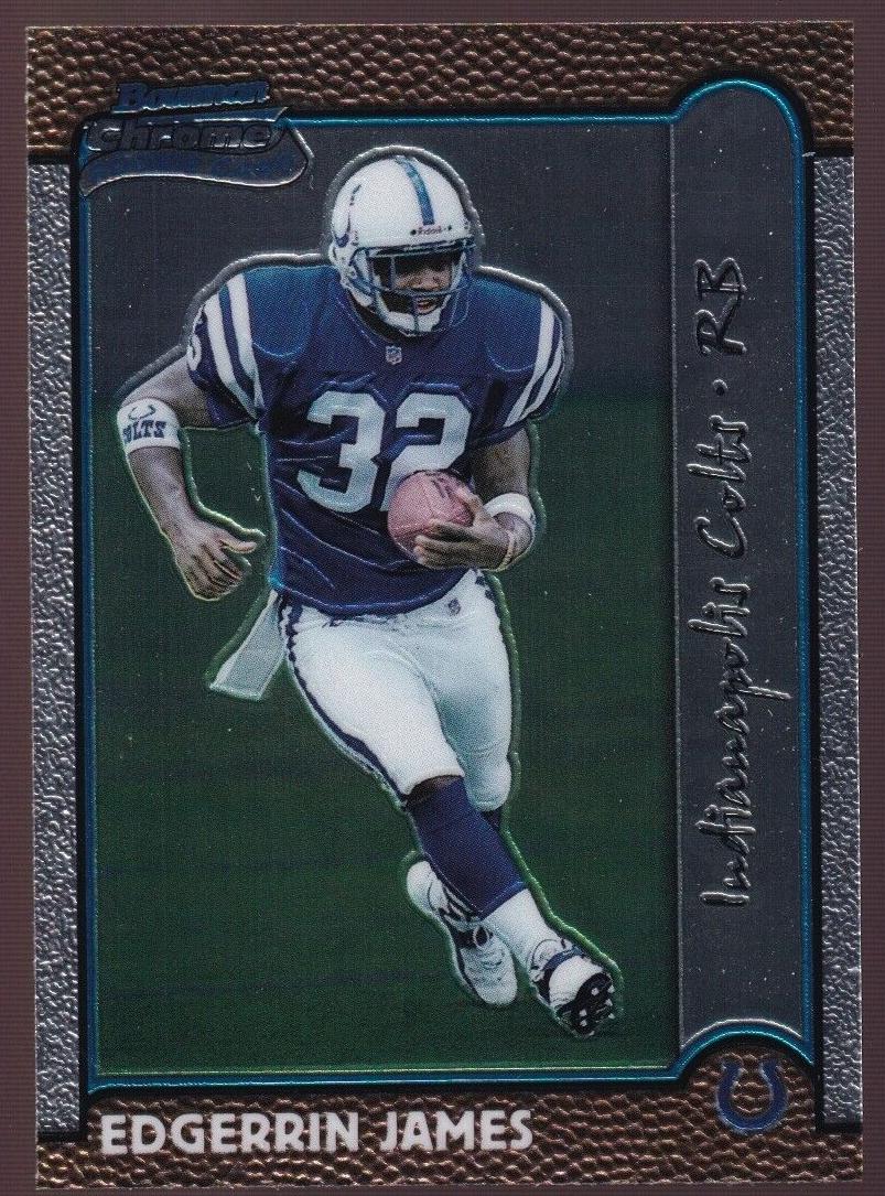 1999 Bowman Chrome Football Edgerrin James #161 PSA 10