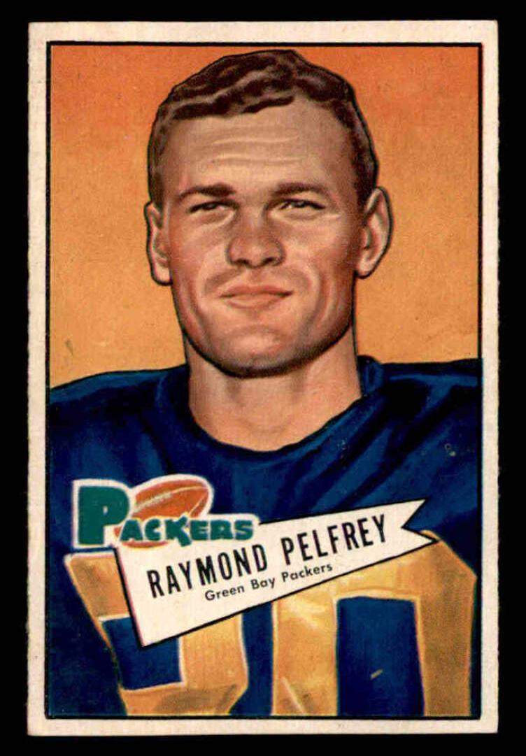 1952 Bowman Small Football Ray Pelfrey #106