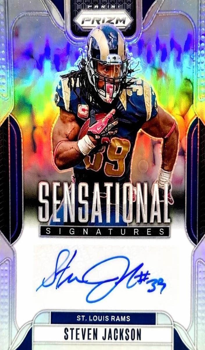 2024 Panini Prizm Football Steven Jackson #SS-SJN PSA 10