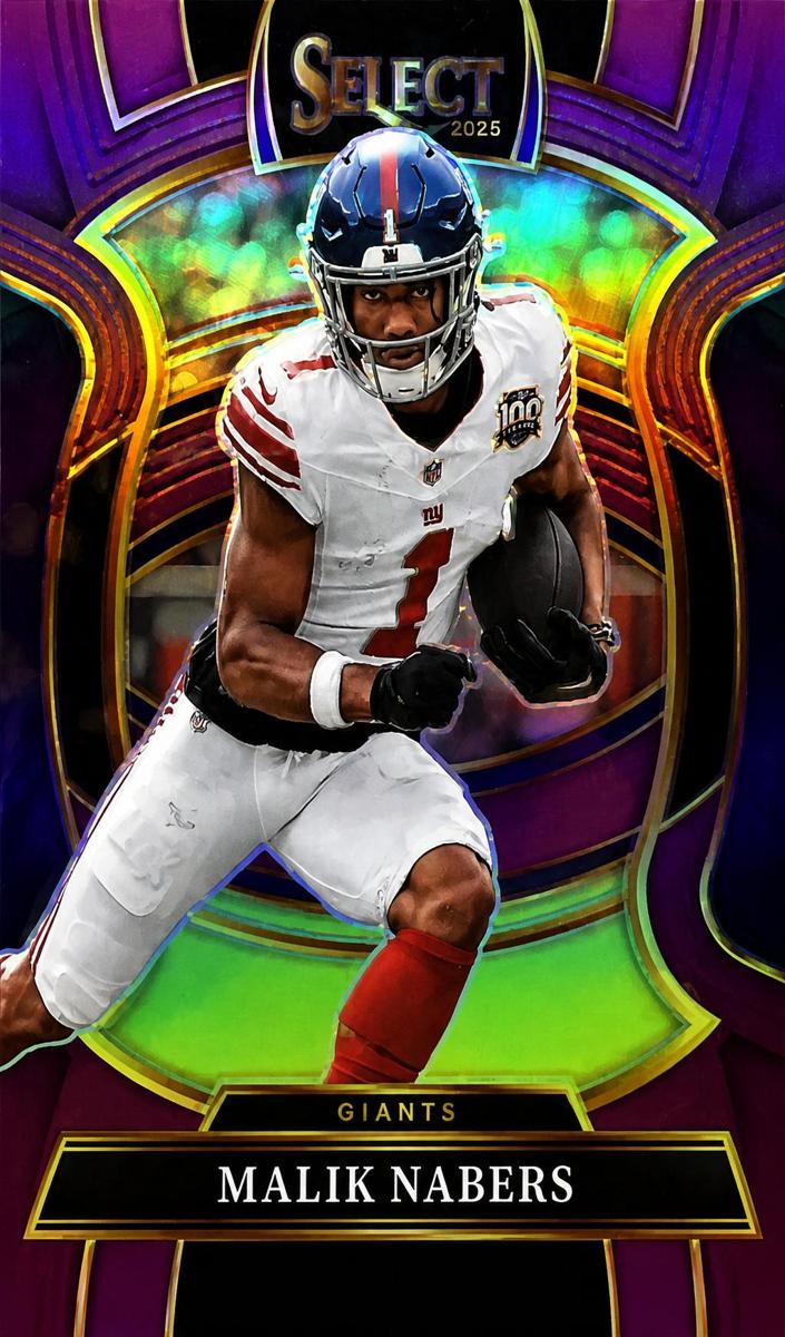 2025 Panini Select Football Purple Malik Nabers #94
